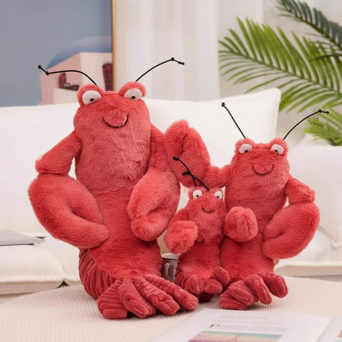 Hummer Kuscheltier weich zum Kuscheln Die Kuschelecke