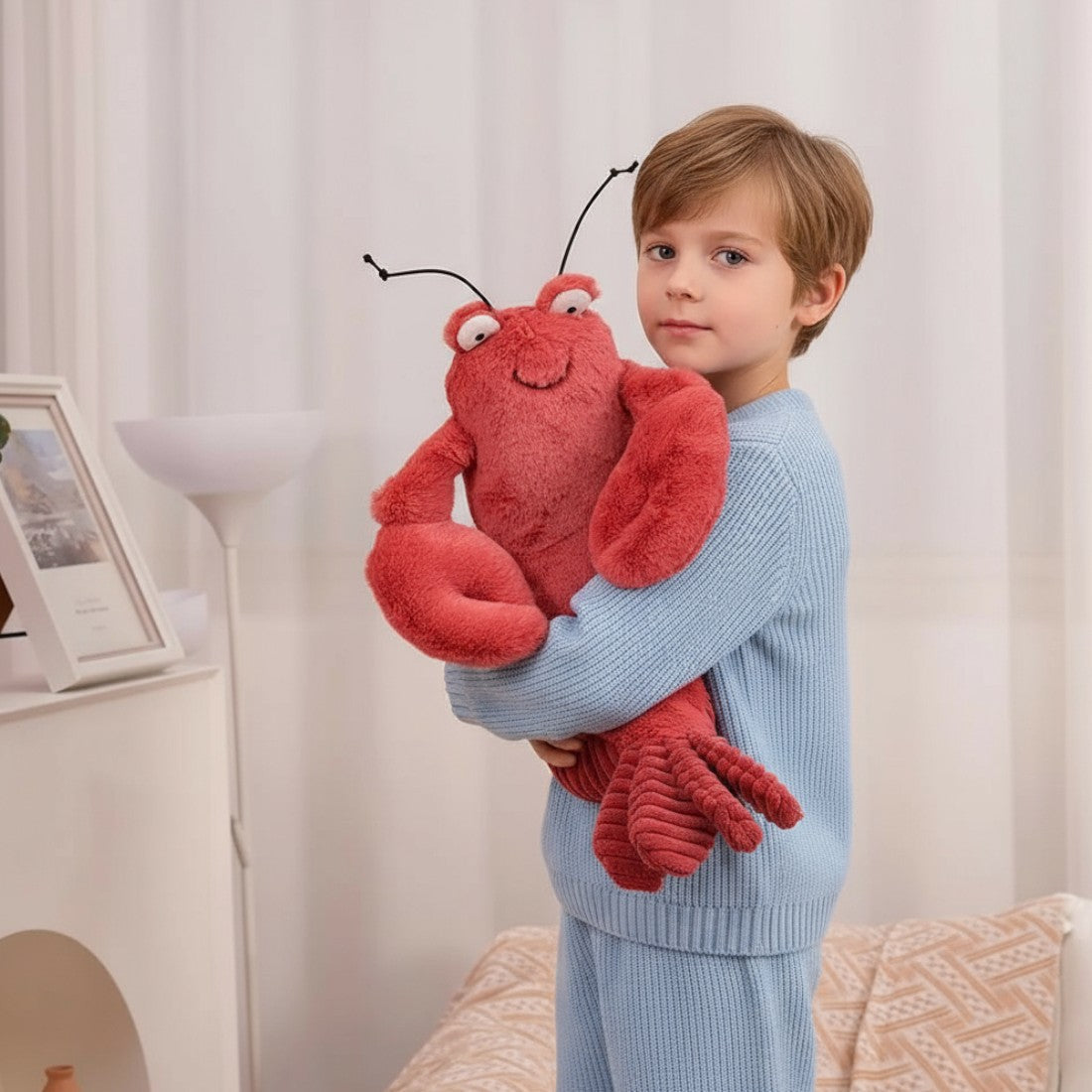 Hummer Kuscheltier weich zum Kuscheln Die Kuschelecke