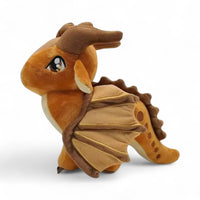 Karamellbrauner Drache Kuscheltier feenhaft Die Kuschelecke