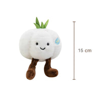 Knoblauch kawaii Kuscheltier weich Die Kuschelecke