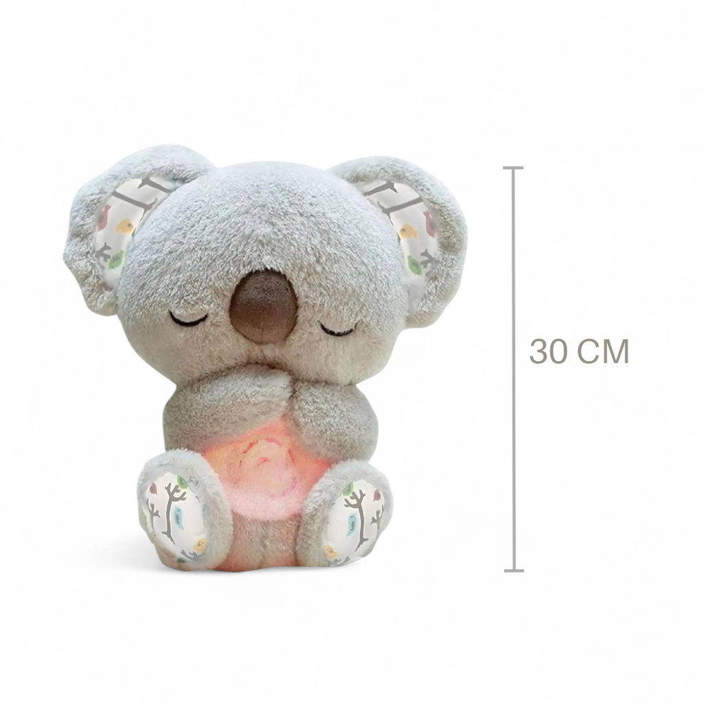 Koala Kuscheltier Nachtlicht atmend beruhigend für Babys Die Kuschelecke