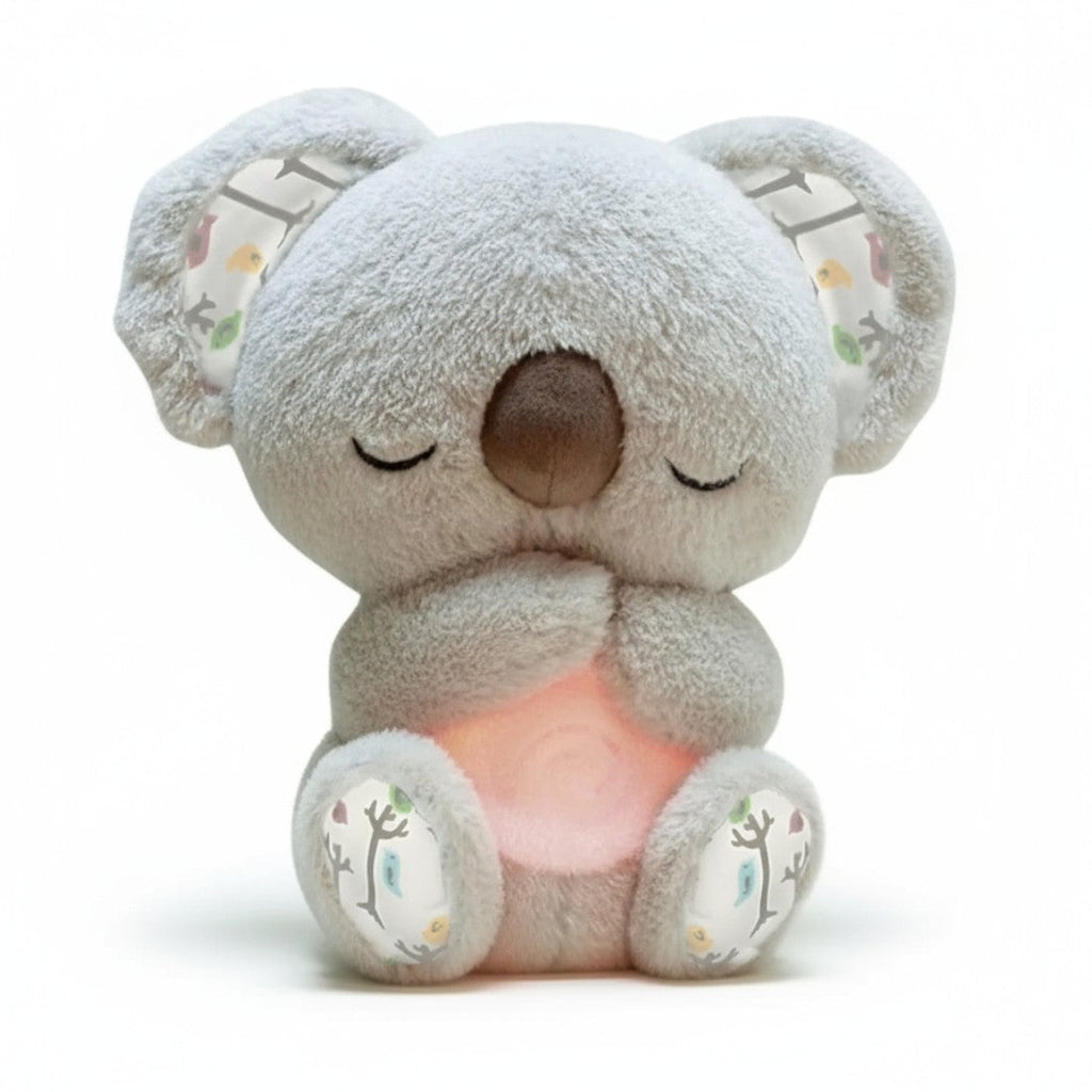 Koala Kuscheltier Nachtlicht atmend beruhigend für Babys Die Kuschelecke