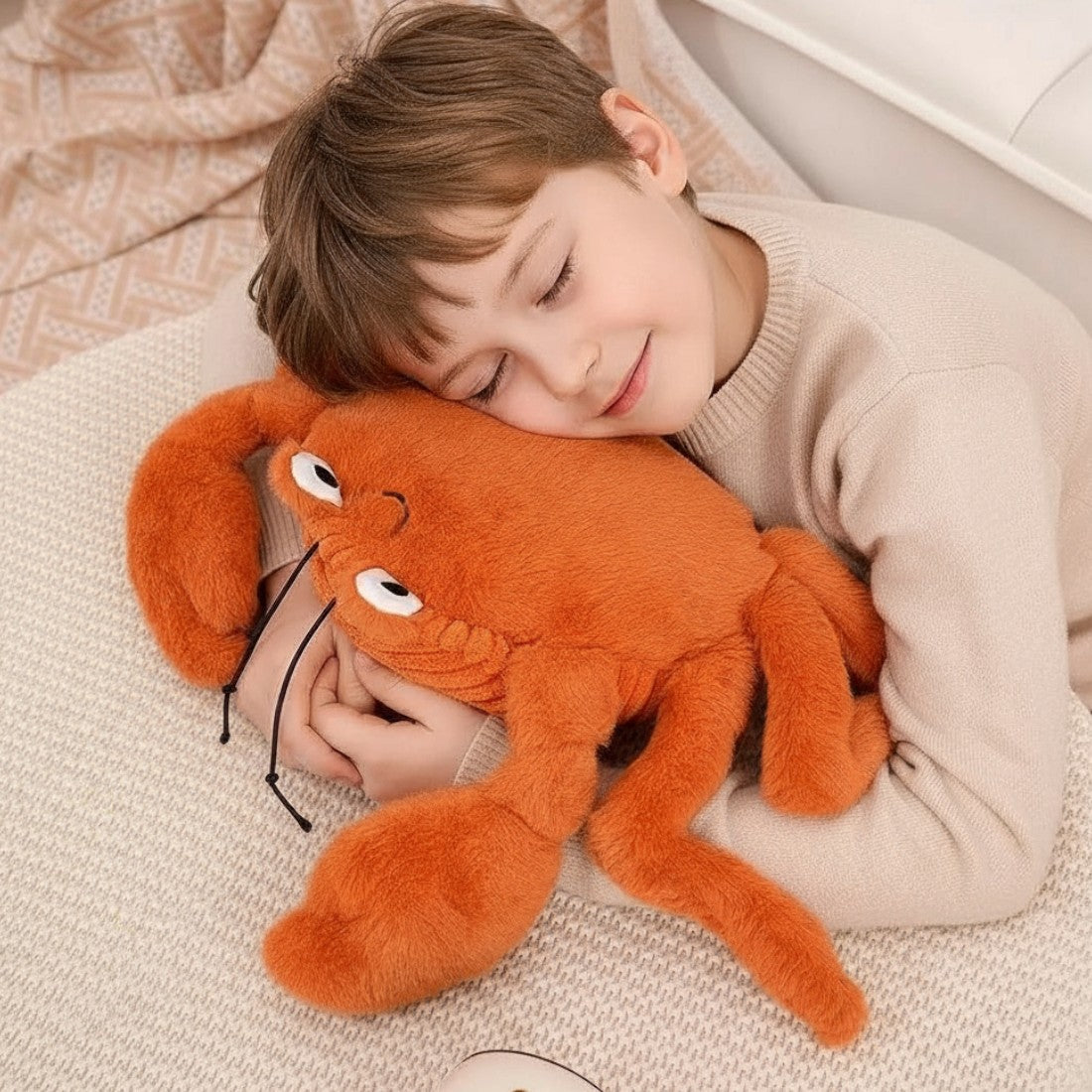Krabbe Kuscheltier weich Die Kuschelecke