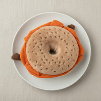 Lachs-Bagel kawaii Kuscheltier Frühstück Die Kuschelecke