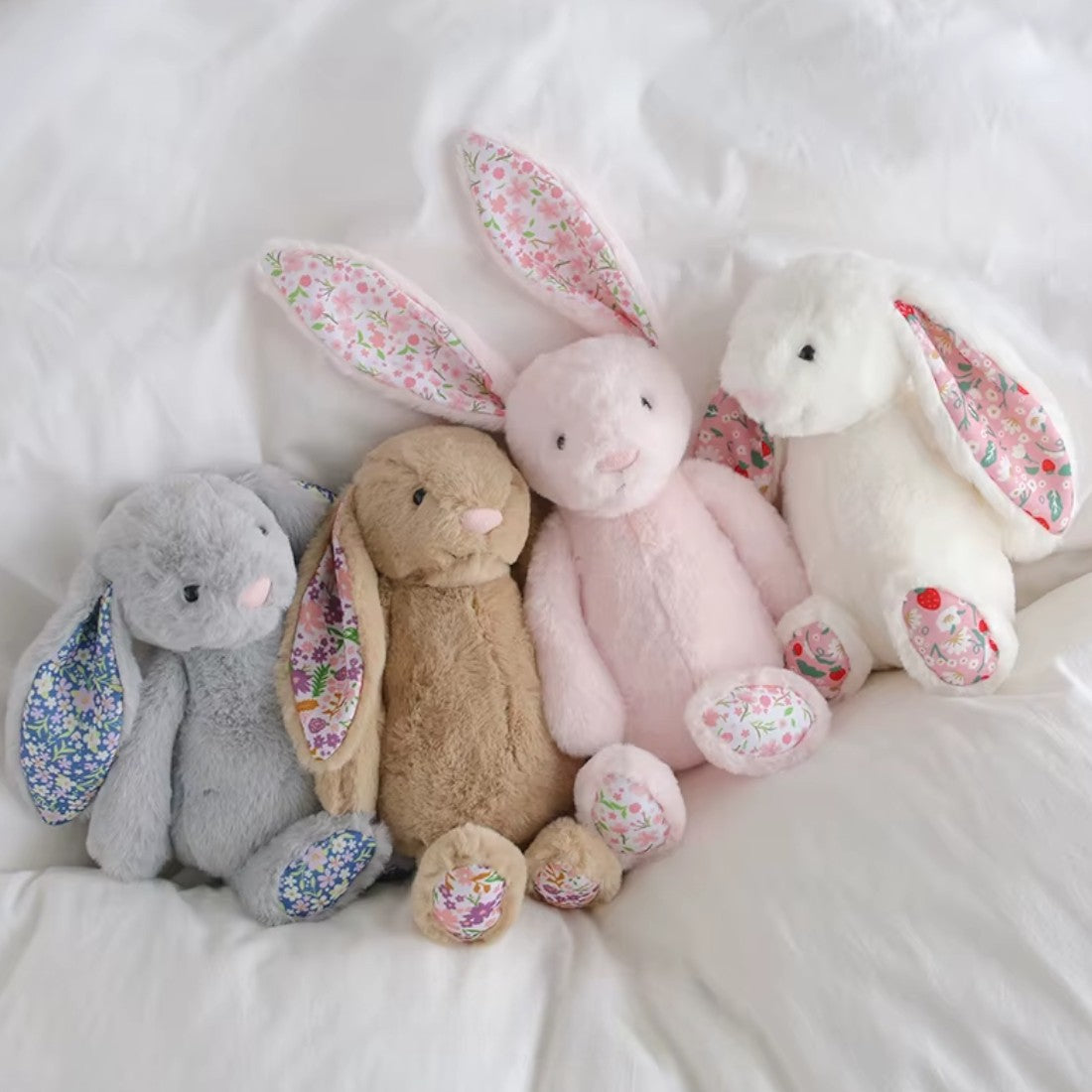 Liberty Print Bunny Plush Toy Kuscheltier Club