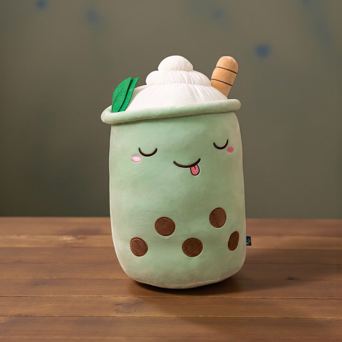 Matcha Bubble Tea kawaii Kuscheltier Die Kuschelecke