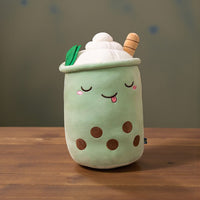 Matcha Bubble Tea kawaii Kuscheltier Die Kuschelecke