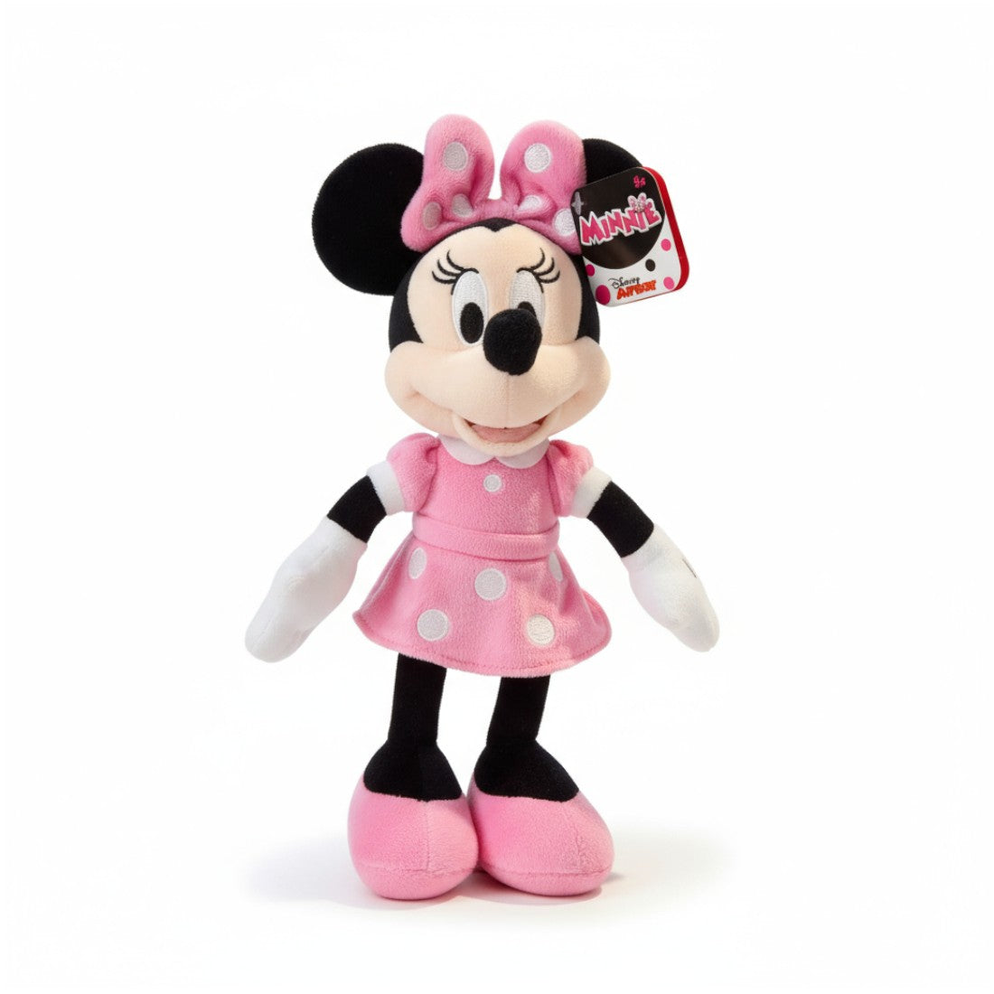 Minnie Maus Kuscheltier rosa Kleid mit Schleife Die Kuschelecke