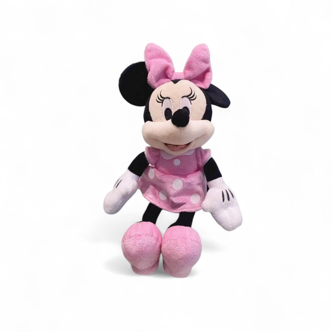 Minnie Maus Kuscheltier rosa Kleid mit Schleife Die Kuschelecke