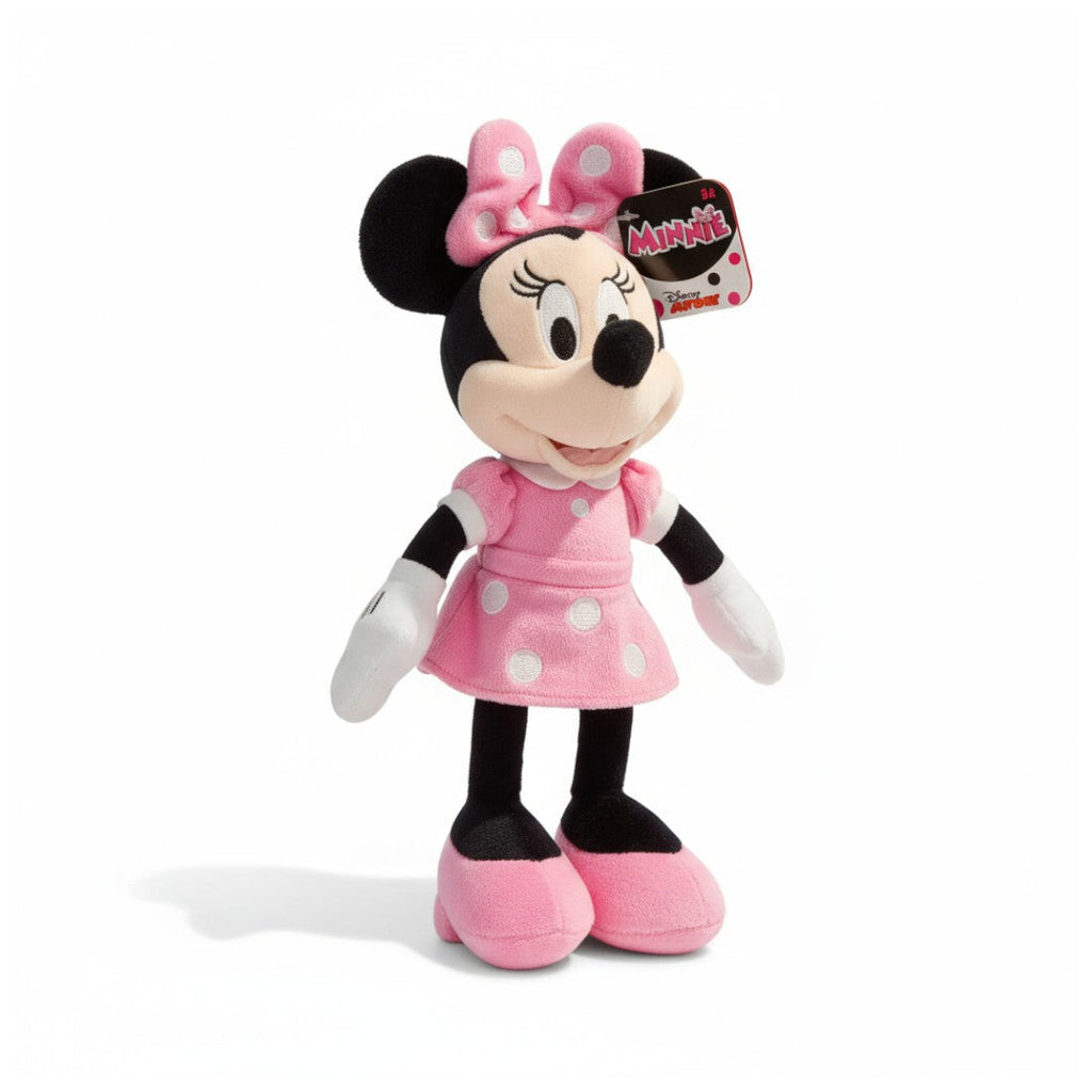 Minnie Maus Kuscheltier rosa Kleid mit Schleife Die Kuschelecke