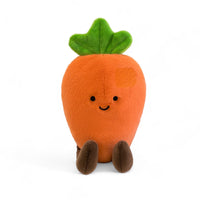 Möhre kawaii Kuscheltier fröhlich Die Kuschelecke