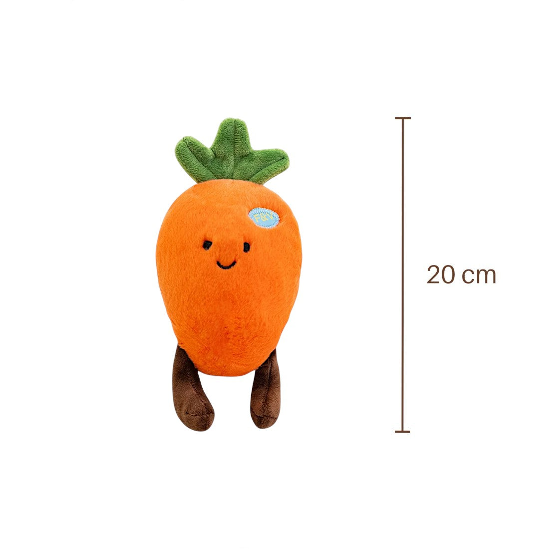 Möhre kawaii Kuscheltier fröhlich Die Kuschelecke