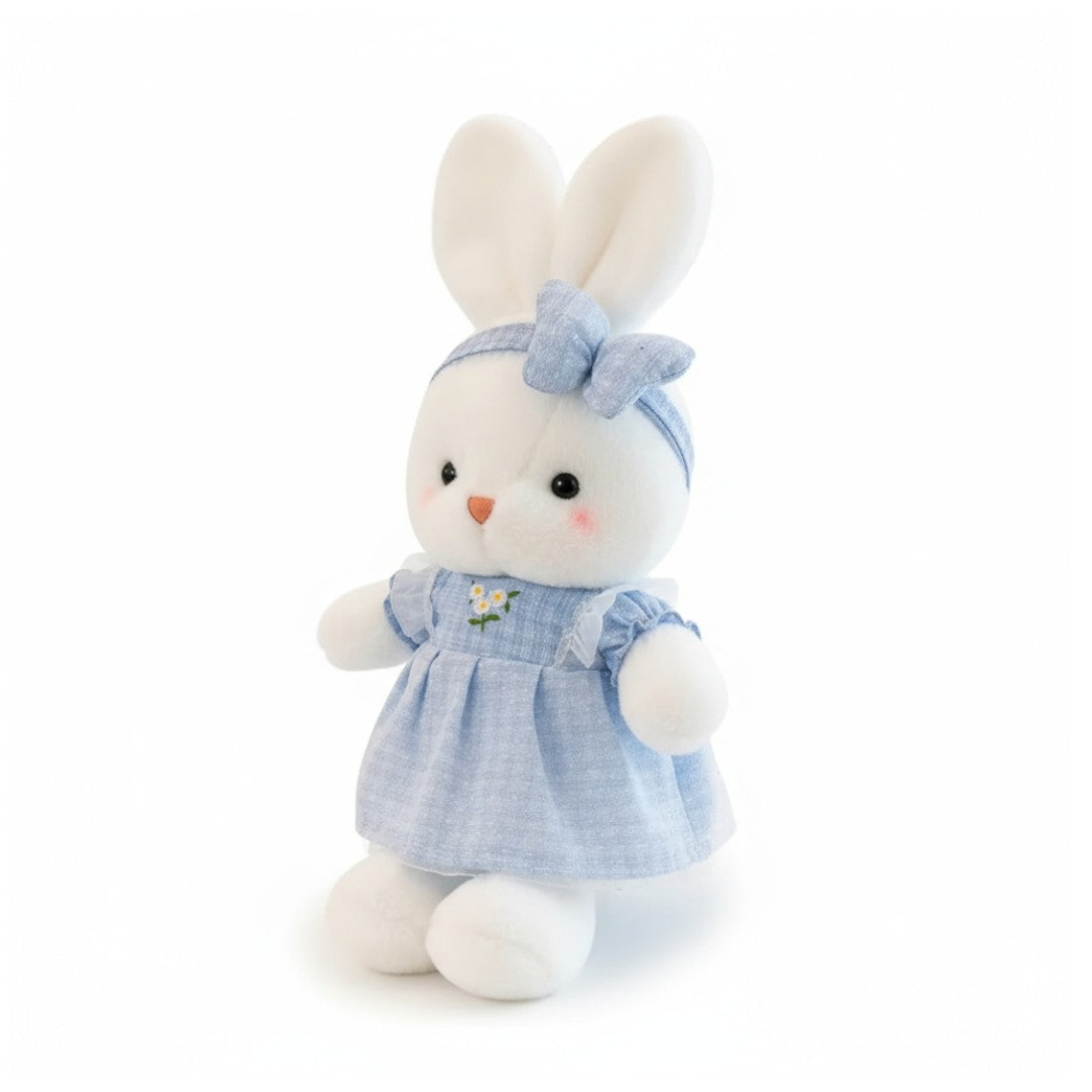 Niedlicher Hase Kuscheltier mit Blumenkleid Die Kuschelecke