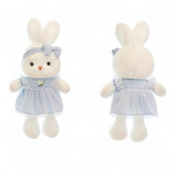 Niedlicher Hase Kuscheltier mit Blumenkleid Die Kuschelecke