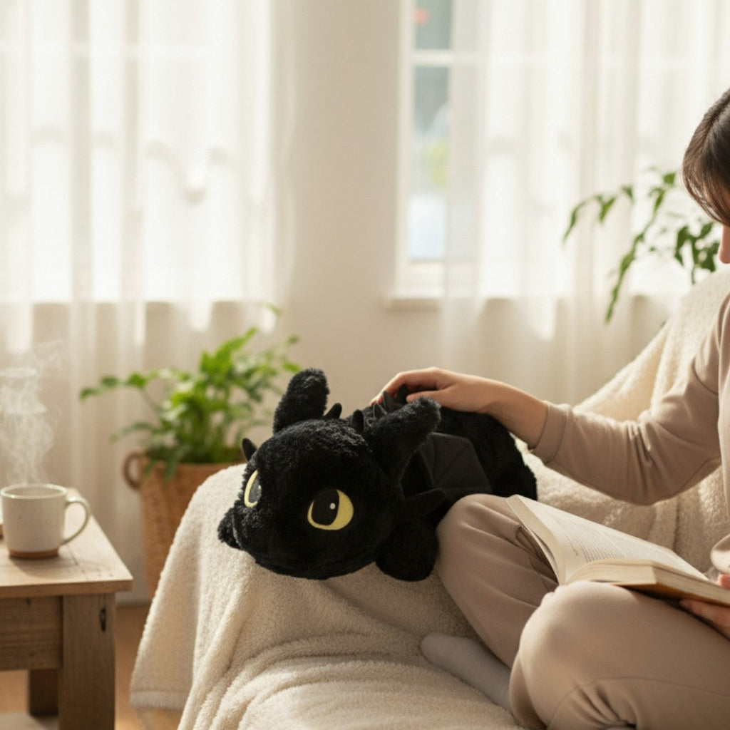 Ohnezahn & Tagschatten Kuscheltier XXL weich flauschig Die Kuschelecke