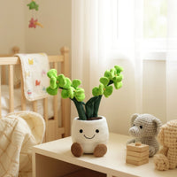 Orchid Kawaii Plush Toy in a Pot Kuscheltier Club