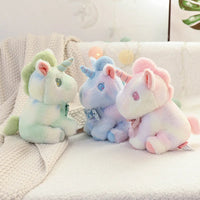 Pastel Flower Bow Unicorn Plush Toy Kuscheltier Club