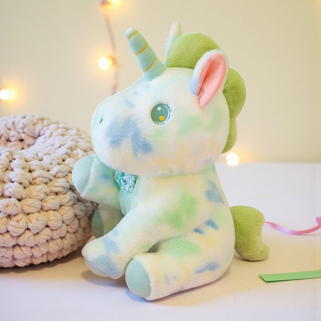 Pastel Flower Bow Unicorn Plush Toy Kuscheltier Club