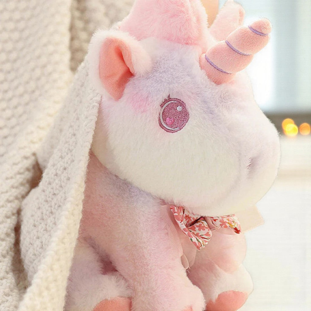 Pastel Flower Bow Unicorn Plush Toy Kuscheltier Club