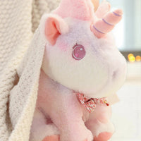 Pastel Flower Bow Unicorn Plush Toy Kuscheltier Club