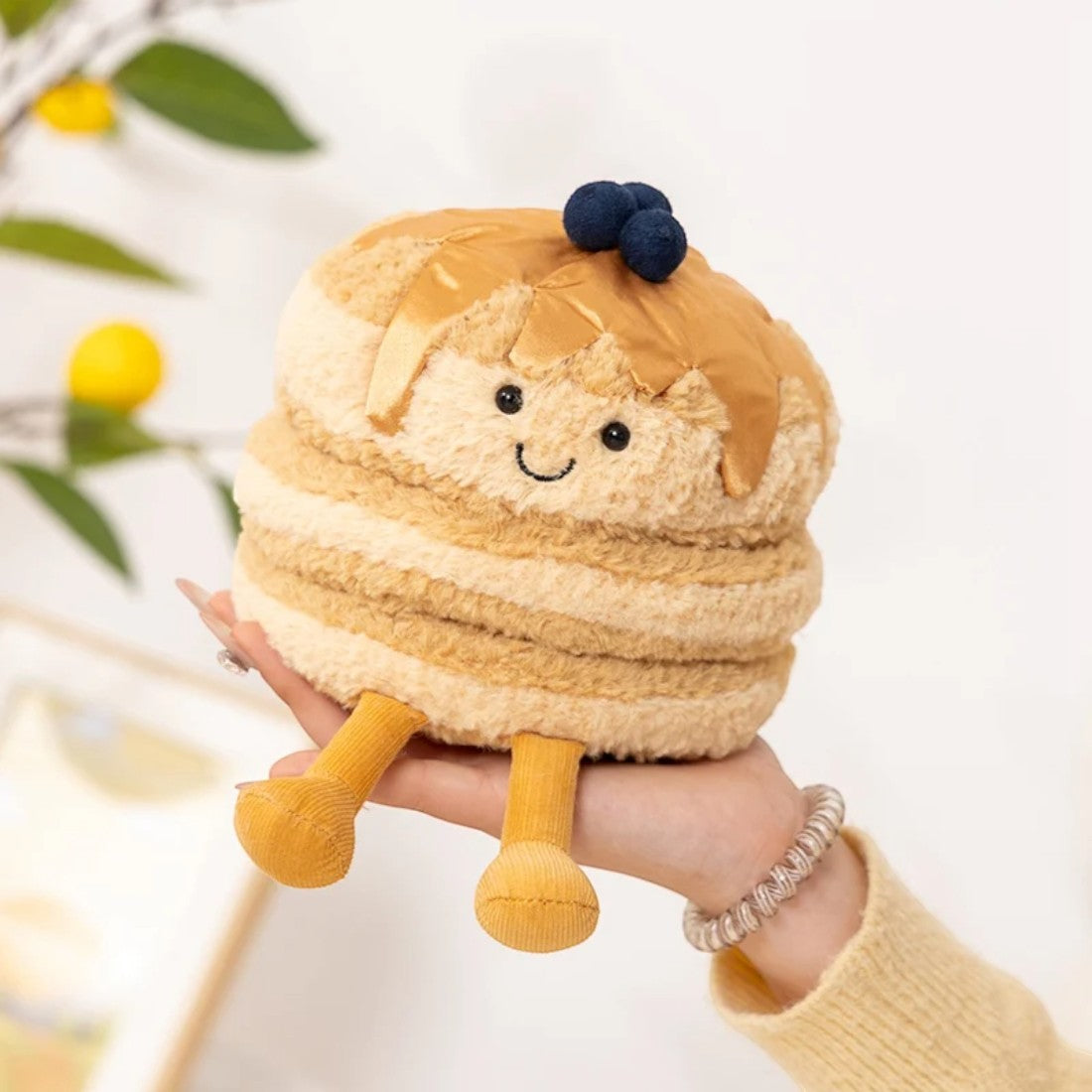Pfannkuchen kawaii Kuscheltier Frühstück Die Kuschelecke