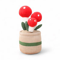Pilz Deko kawaii Kuscheltier weich im Topf Die Kuschelecke