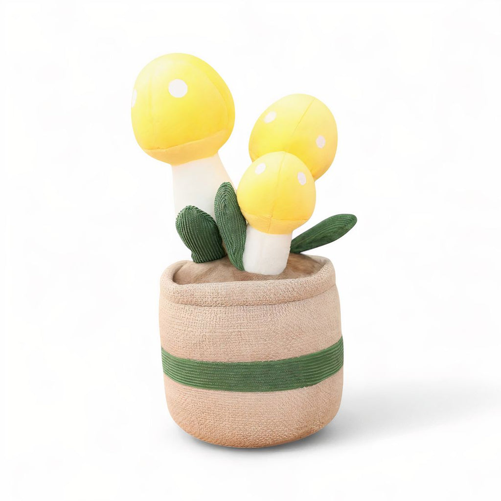 Pilz Deko kawaii Kuscheltier weich im Topf Die Kuschelecke