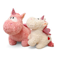 Pink Curly Unicorn Plush Toy Kuscheltier Club