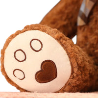 Retro Bow Curly Bear Plush Toy Kuscheltier Club