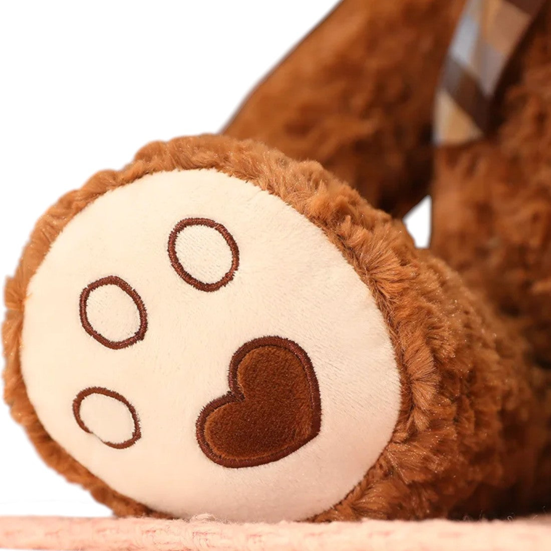 Retro Bow Curly Bear Plush Toy Kuscheltier Club