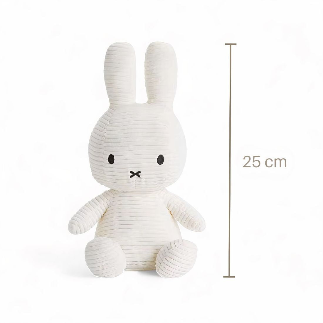 Ribbed Fluffy Bunny Plush Toy Kuscheltier Club