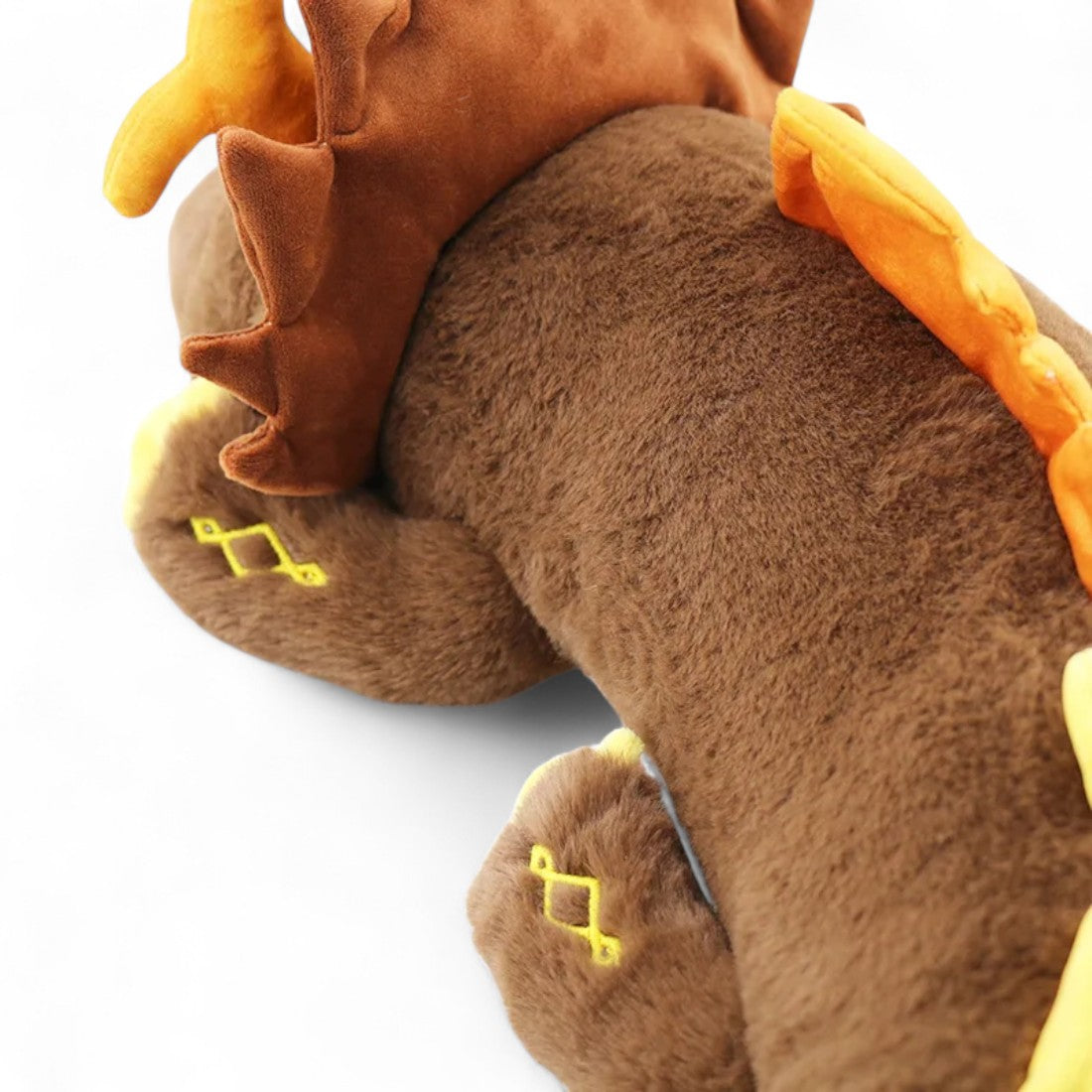 Riesiger Brauner Drache Kuscheltier mythisch Die Kuschelecke