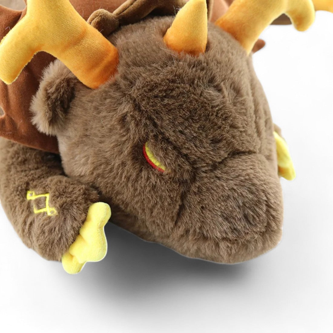 Riesiger Brauner Drache Kuscheltier mythisch Die Kuschelecke