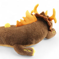 Riesiger Brauner Drache Kuscheltier mythisch Die Kuschelecke