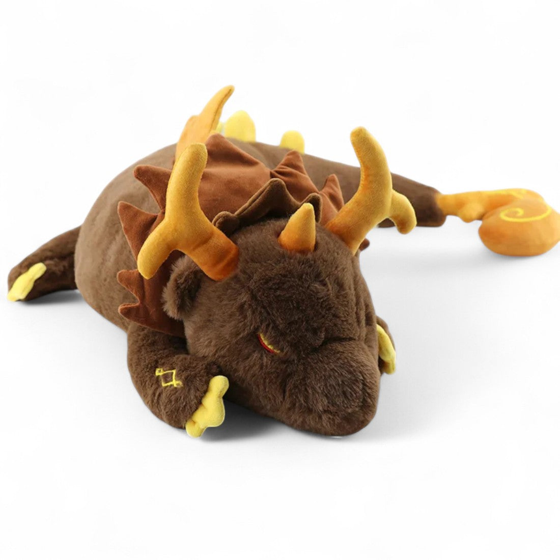 Riesiger Brauner Drache Kuscheltier mythisch Die Kuschelecke