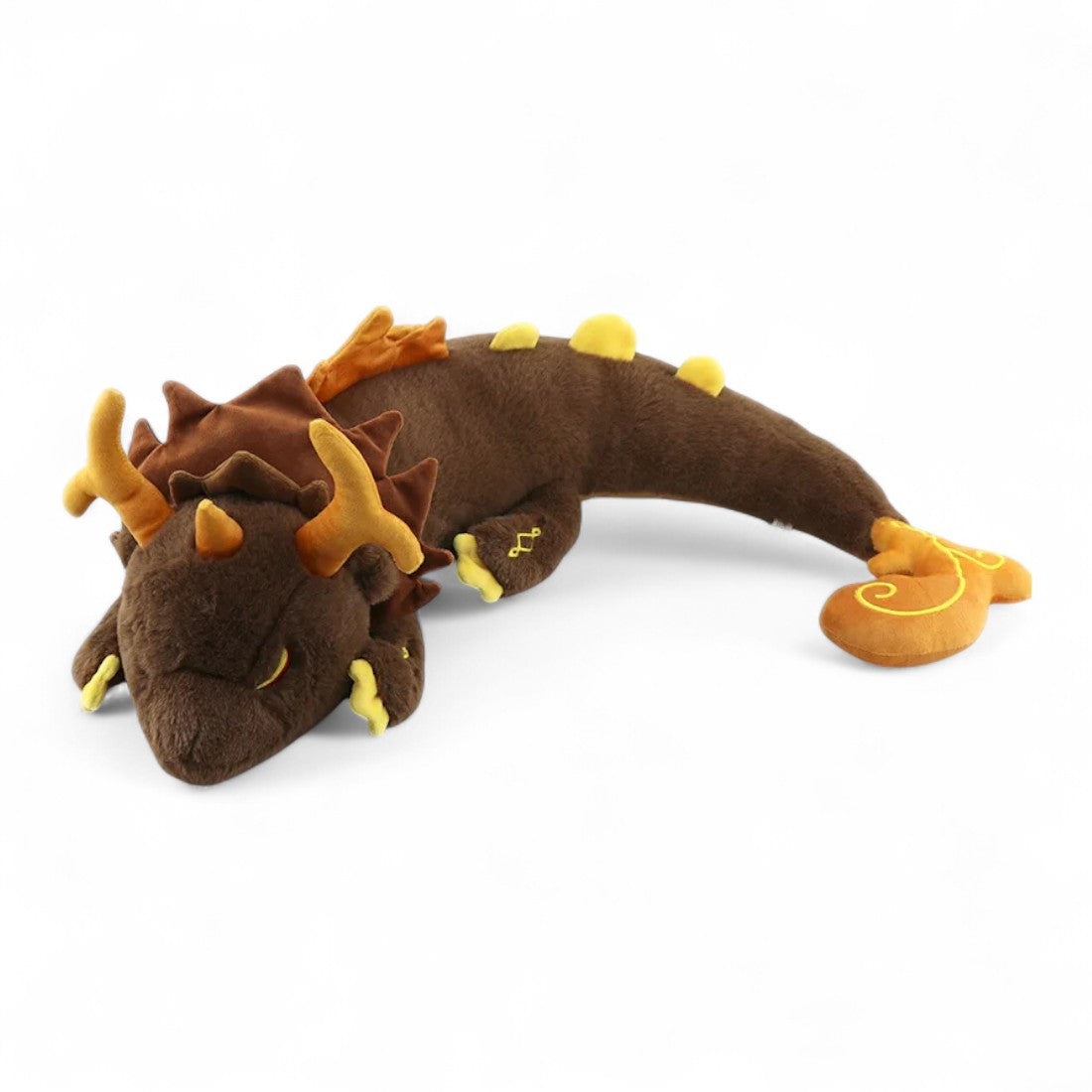 Riesiger Brauner Drache Kuscheltier mythisch Die Kuschelecke