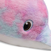 Riesiger Regenbogen-Delfin Kuscheltier Die Kuschelecke