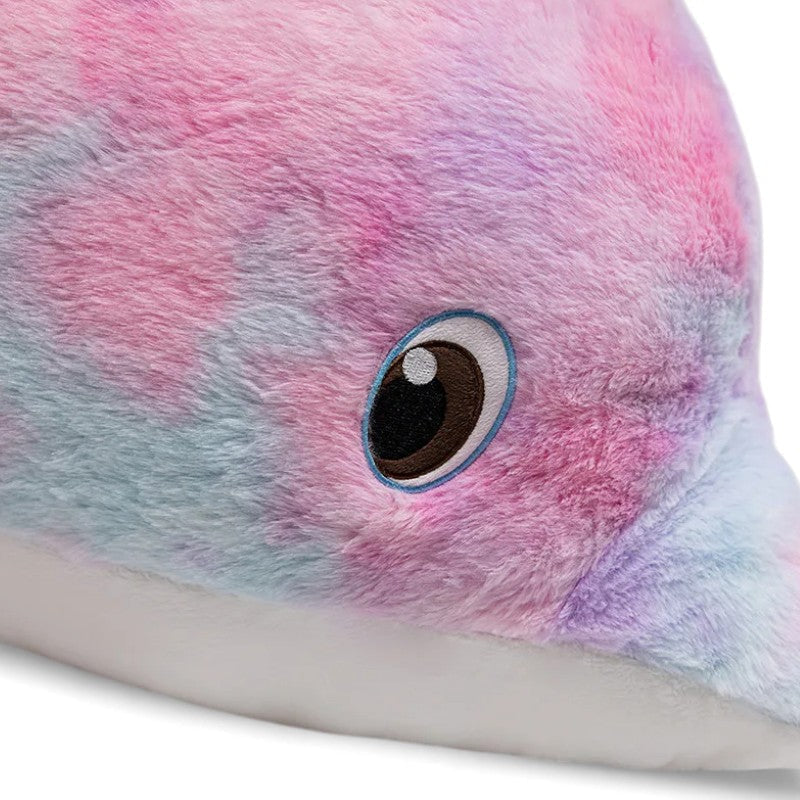 Riesiger Regenbogen-Delfin Kuscheltier Die Kuschelecke
