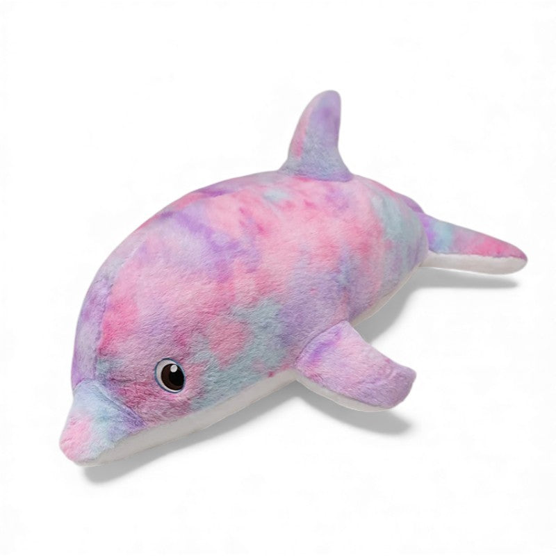 Riesiger Regenbogen-Delfin Kuscheltier Die Kuschelecke