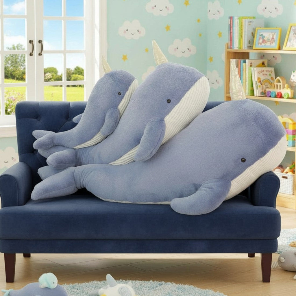 Riesiger Wal Kuscheltier magisch Die Kuschelecke