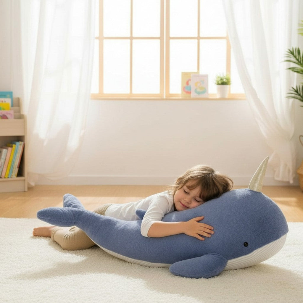 Riesiger Wal Kuscheltier magisch Die Kuschelecke
