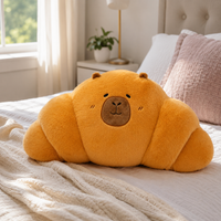 Riesiges Capybara Plüschtier in Croissant-Form XXL Die Kuschelecke