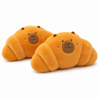 Riesiges Capybara Plüschtier in Croissant-Form XXL Die Kuschelecke