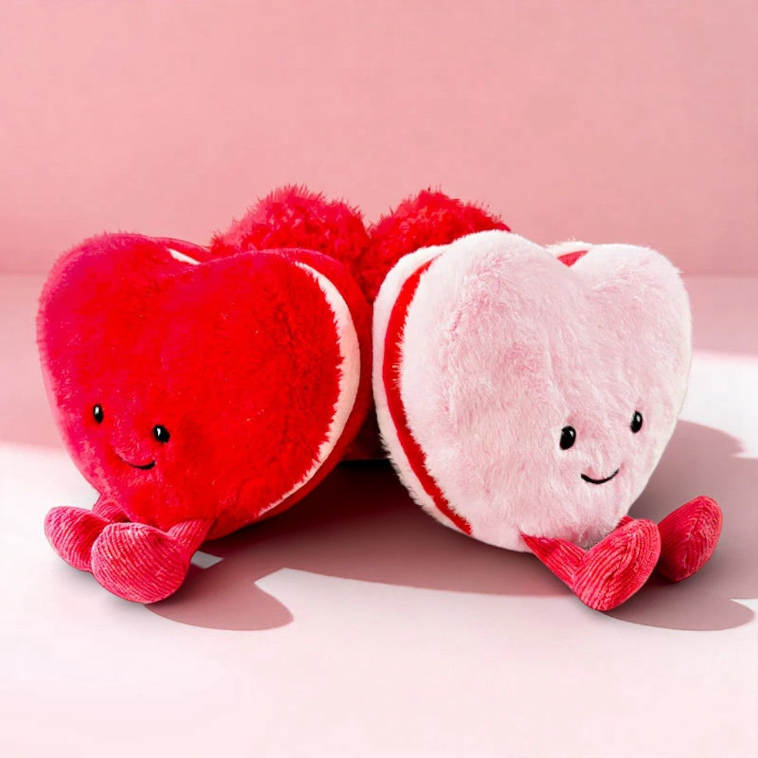 Rosa Herz Kuscheltier 10 cm Valentinstag Die Kuschelecke
