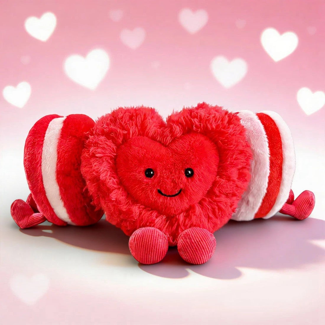 Rosa Herz Kuscheltier 10 cm Valentinstag Die Kuschelecke