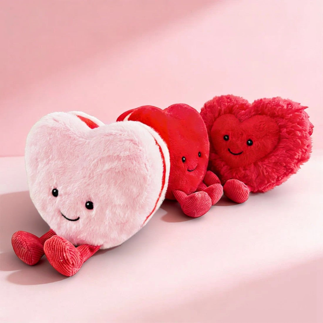 Rosa Herz Kuscheltier 10 cm Valentinstag Die Kuschelecke