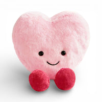 Rosa Herz Kuscheltier 10 cm Valentinstag Die Kuschelecke