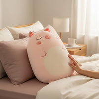 Rosa Schweinchen Kuscheltier Kissen squishy weich Die Kuschelecke