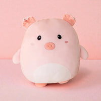 Runde niedliche Schwein Kuscheltier Die Kuschelecke