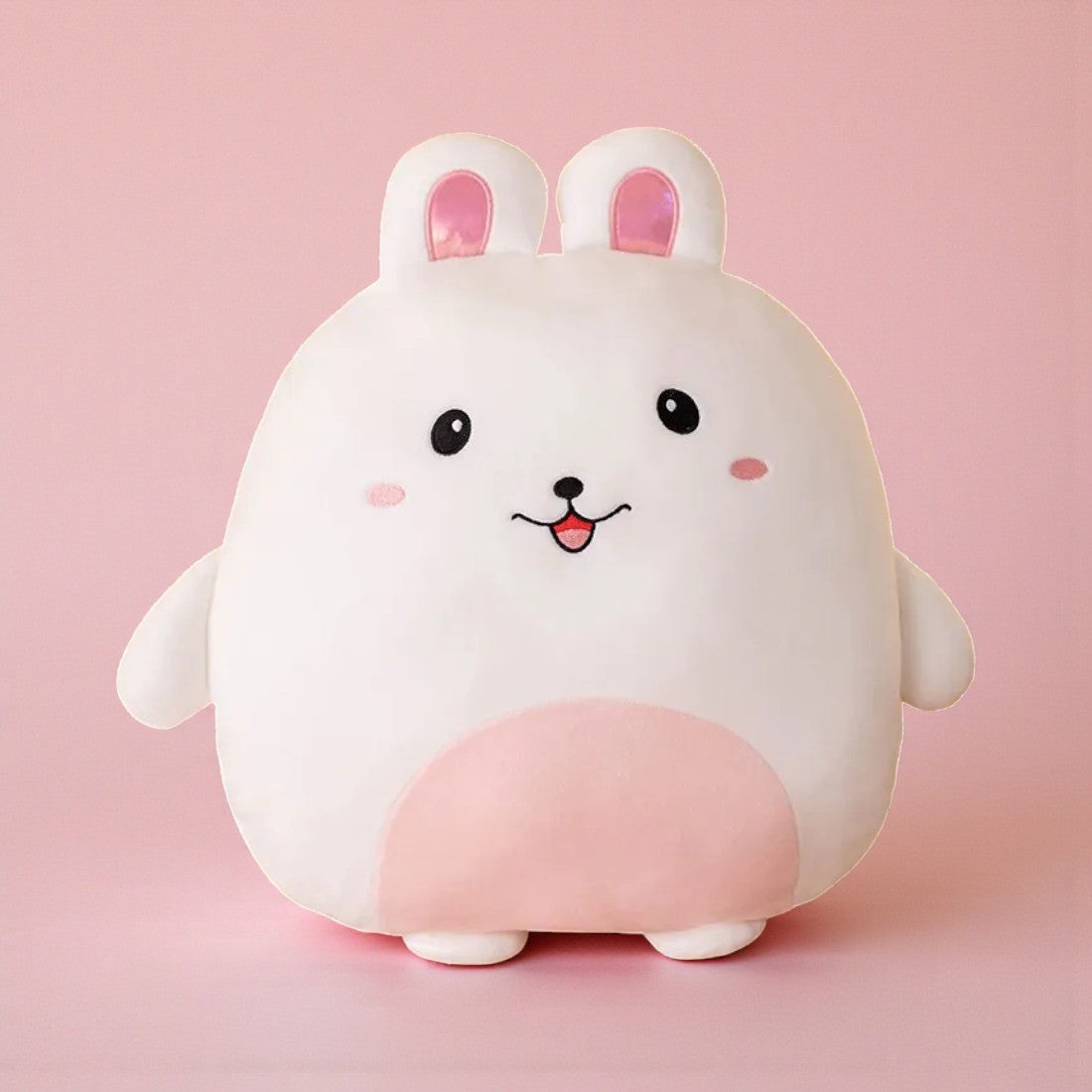 Runder Hase Kuscheltier weich flauschig Die Kuschelecke